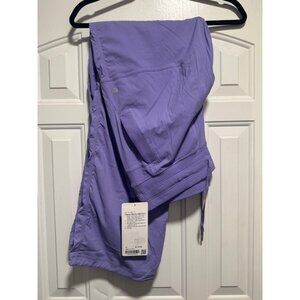 NWT Lululemon Dance Studio Mid Rise Full Length Pants Dark Lavender Purple Sz 12